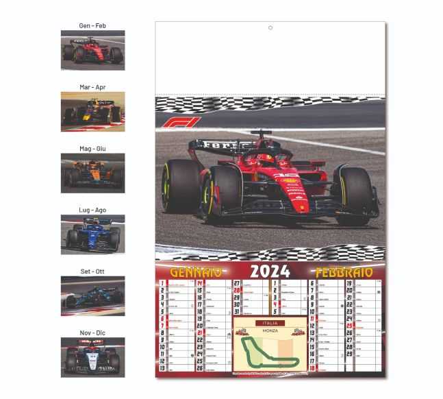 CALENDARIO ILLUSTRATO FORMULA 1